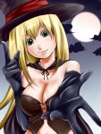  bare_shoulders blonde_hair breasts bustier cape cleavage corset dark_magician_girl elbow_gloves gloves green_eyes hat hat_tip latex latex_gloves lingerie long_hair outstretched_arm outstretched_hand reaching rugu underwear witch_hat yuu-gi-ou yuu-gi-ou_duel_monsters 