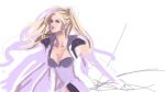  blonde_hair cape female final_fantasy final_fantasy_iv kareji leotard long_hair ponytail rosa_farrell sketch solo 