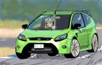  ford ford_rs hatsune_miku motor_vehicle tomo_(f2000) vehicle vocaloid 
