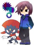  1boy pokemon pokemon_(creature) shinji_(pokemon) weavile 