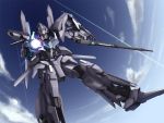  gun gundam gundam_unicorn laser mecha nagi-kaze no_humans sky solo weapon 