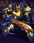  armor compound_eyes kamen_rider kamen_rider_blade kamen_rider_blade_(series) lowres nabeshiki solo sword weapon 