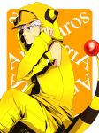  ampharos bad_id character_name male personification pokemon solo tail tomkrs white_hair yellow 