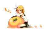  blue_eyes kagamine_rin orange short_hair temari_(artist) vocaloid 