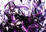  gun highres lavender_hair mecha_musume painfultree purple_hair red_eyes tempesta weapon 