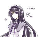  akemi_homura character_name hisui_suzuhana magical_girl mahou_shoujo_madoka_magica purple_eyes solo violet_eyes 