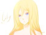  blonde_hair blue_eyes close lily lily_(vocaloid) long_hair polychromatic vocaloid white 