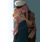  1girl age_difference bandage bandages blonde_hair blue_eyes hat long_hair megurine_luka miza-sore oliver_(vocaloid) pink_hair sailor_hat skirt smile solo thigh-highs thighhighs vocaloid yellow_eyes 