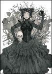  clock copyright_request corset dress kilart long_dress skull 