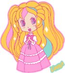  80s blonde_hair chibi colors cute fanart lady_lovely lady_lovely_locks long_hair old oldschool pastels pink 