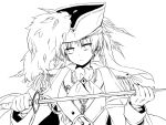  aplerichi axis_powers_hetalia hat lineart male monochrome solo sword united_kingdom_(hetalia) weapon 