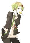  candy green_hair happy_tree_friends male nutty personification simple_background solo tsu_da 