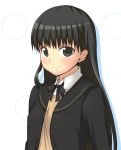  1girl amagami ayatsuji_tsukasa black_eyes black_hair highres kuena long_hair school_uniform 