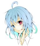  :p bad_id blue_eyes blue_hair gradient_hair heterochromia multicolored_hair red_eyes short_hair solo tatara_kogasa tongue touhou yukku_(keiji) 