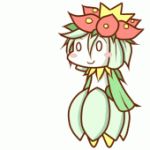  animated animated_gif crown flower gif jumping lilligant lowres no_humans plant pokemon pokemon_(creature) red_eyes smile solo sougetsu_(yosinoya35) 