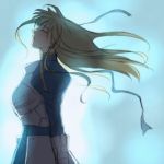  armor blonde_hair fate/stay_night fate_(series) long_hair mitsukyon saber solo 