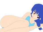  blue_hair high_res highres legs photoshop purple_eyes ranma_1/2 shampoo_(ranma_1/2) solo thighs vector_trace violet_eyes 