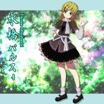  blonde_hair character_name green_eyes hand_on_hip highres hips letterboxed mizuhashi_parsee outside_of_border pointy_ears s-syogo solo touhou 