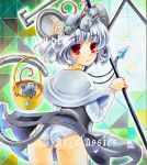  animal_ears ass at_classics capelet dowsing_rod jewelry looking_back marker_(medium) mouse mouse_ears mouse_tail nazrin panties pendant red_eyes sample short_hair silver_hair solo tail touhou traditional_media underwear white_panties 