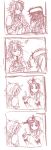  artist_request comic hat highres hong_meiling izayoi_sakuya knife maid pan!ies silent_comic sketch touhou work_in_progress 