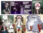  blue_eyes brown_hair comic green_eyes green_hair hat left-to-right_manga n_(pokemon) pokemoa pokemon pokemon_(creature) pokemon_(game) pokemon_black_and_white pokemon_bw ponytail reshiram touko_(pokemon) translated translation_request vest 