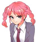  braid chuong gouenji_yuuka inazuma_eleven inazuma_eleven_(series) inazuma_eleven_go long_hair pink_hair smile twin_braids 