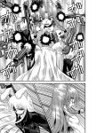  bunny_ears comic desert_eagle gun gunkata handgun hong_meiling long_hair monochrome multiple_girls ponytail reisen_udongein_inaba touhou translation_request wasabi_shoujo weapon 