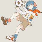  :3 bad_id ball cellphone earmuffs footwear inazuma_eleven inazuma_eleven_(series) inazuma_eleven_go kariya_masaki keychain kirino_ranmaru phone pom_(soupy) scarf shoes smile sneakers soccer_ball socks 