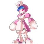  kouchi_(kouichi-129) medarots nurse_cap red_eyes reflection robot saint_nurse solo transparent_background 
