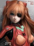  blue_eyes evangelion:_3.0_you_can_(not)_redo eyepatch hair_ornament highres long_hair monkey_buonarroti neon_genesis_evangelion plugsuit realistic rebuild_of_evangelion red_eyes shikinami_asuka_langley signature solo soryu_asuka_langley souryuu_asuka_langley 