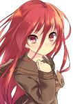  bad_id dai_(uhyoko1102151) long_hair red_eyes red_hair redhead school_uniform serafuku shakugan_no_shana shana solo 