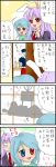  comic highres reisen_udongein_inaba tatara_kogasa touhou translated translation_request yagokoro_eirin yuzuna99 