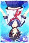  original school_uniform shina_natsume solo upside-down 