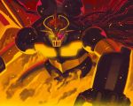  drill_jill drill_jiru fire mazinger_z mazinger_z_(mecha) mecha oldschool shin_mazinger_shougeki!_z-hen 