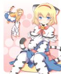  alice_margatroid animal_costume animal_ears blonde_hair blue_eyes cat_ears doll fang formal hairband matching_shanghai shanghai shanghai_doll short_hair tail tiger tiger_ears tiger_tail tomaden touhou 