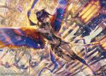  armor fantasy flat_chest flying harpy monster_girl original panties 