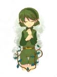  green_hair hairband nintendo ocarina_of_time pointy_ears saria short_hair solo the_legend_of_zelda thigh_gap vines 