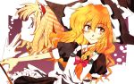  alice_margatroid blonde_hair face hands_together kirisame_marisa multiple_girls profile torisuke_(koinohito) touhou 