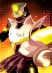  blurry clenched_hand depth_of_field fist kaburagi_t_kotetsu male neon_trim power_armor power_suit solo superhero surkel tiger_&amp;_bunny wild_tiger 