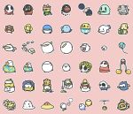  everyone flower food fruit highres lakitu lamp mask nintendo shy_guy skull smile super_mario_bros. super_mario_world_2:_yoshi&#039;s_island super_mario_world_2:_yoshi's_island watermelon wings 