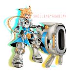  :o aqua_eyes armor blonde_hair chung elsword full_armor gauntlets gloves greaves huge_weapon long_hair male noah_(chesed788) open_mouth weapon white_background 