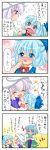  cirno comic heterochromia highres letty_whiterock tatara_kogasa tears touhou translated translation_request yuzuna99 