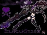  black_rock_shooter insane_black_rock_shooter shorts sword twintails weapon 