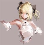  armor blonde_hair bow detached_sleeves fate/stay_night fate/unlimited_codes fate_(series) hair_bow saber saber_lily saitom solo 