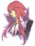  coat enomoto_(luck-by-luck) glasses green_eyes long_hair male profile red_hair redhead richter_abend solo tales_of_(series) tales_of_symphonia tales_of_symphonia_knight_of_ratatosk white_background 