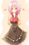 blush dress guilty_crown hair_ornament hairclip heart kantai-ryu long_hair pink_hair red_eyes solo valentine yuzuriha_inori 