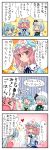  comic highres konpaku_youmu konpaku_youmu_(ghost) saigyouji_yuyuko tatara_kogasa touhou translated translation_request yuzuna99 