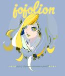  1girl blonde_hair hair_bobbles hair_ornament hirose_yasuho jojo_no_kimyou_na_bouken jojolion partially_colored solo staedtler404 yellow_eyes 