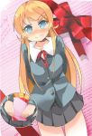  artist_request chocolate embarrassed kousaka_kirino long_hair ore_no_imouto_ga_konna_ni_kawaii_wake_ga_nai rakkogawa_rinro ribbon school_uniform source_request speech_bubble tsundere zoom_layer 