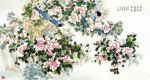  bloom chinese copyright_request flower flower_request leaf liang_yansheng nature nib_pen_(medium) no_humans scenery traditional_media tree 